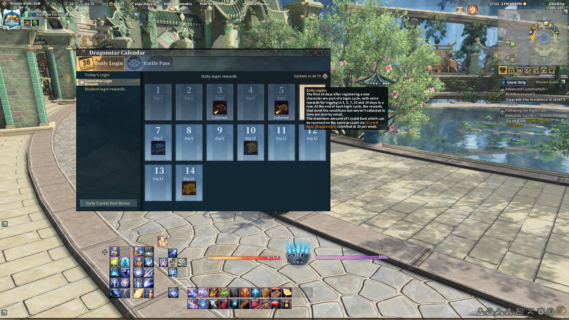 How to Get Daily Buffs in Swords of Legends Online